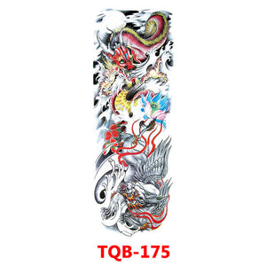 Waterproof Temporary Tattoo Sticker - Totem Geometric Full Arm Collection - AntiGreed Store