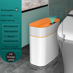 Smart Inductive Trash Can With Motion Sensor - Automatic Opening, Waterproof, UV Sterilization, and Stylish Design for Every Room - AntiGreed Store