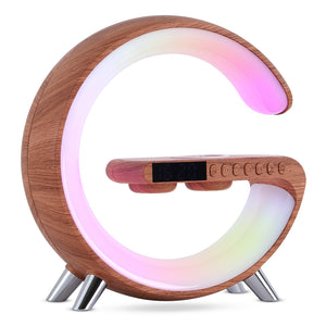 Smart Multifunctional Atmosphere Lamp - 15W Wireless Charging, Bluetooth Speaker, and Customizable Light Modes - AntiGreed Store