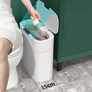 Smart Inductive Trash Can With Motion Sensor - Automatic Opening, Waterproof, UV Sterilization, and Stylish Design for Every Room - AntiGreed Store