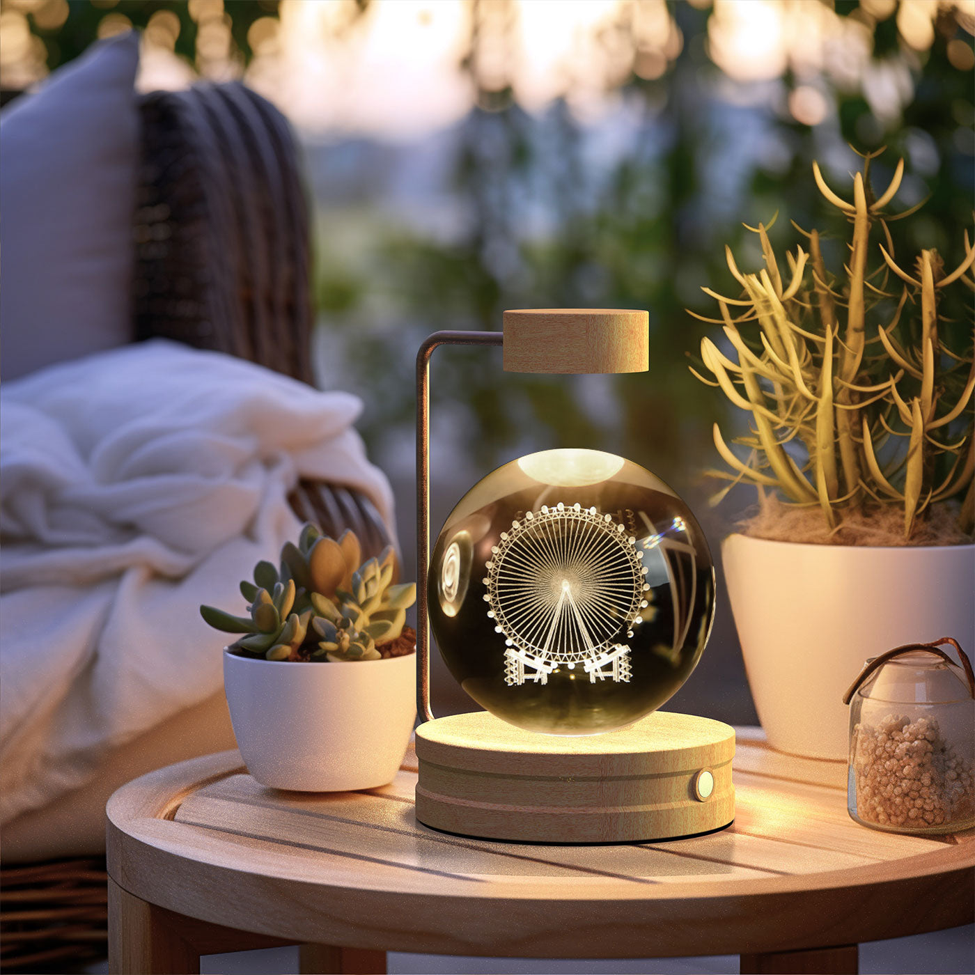 Crystal Ball Cosmic Dinosaur Night Light - Warm, Romantic, and Artistic Bedside Lamp - AntiGreed Store