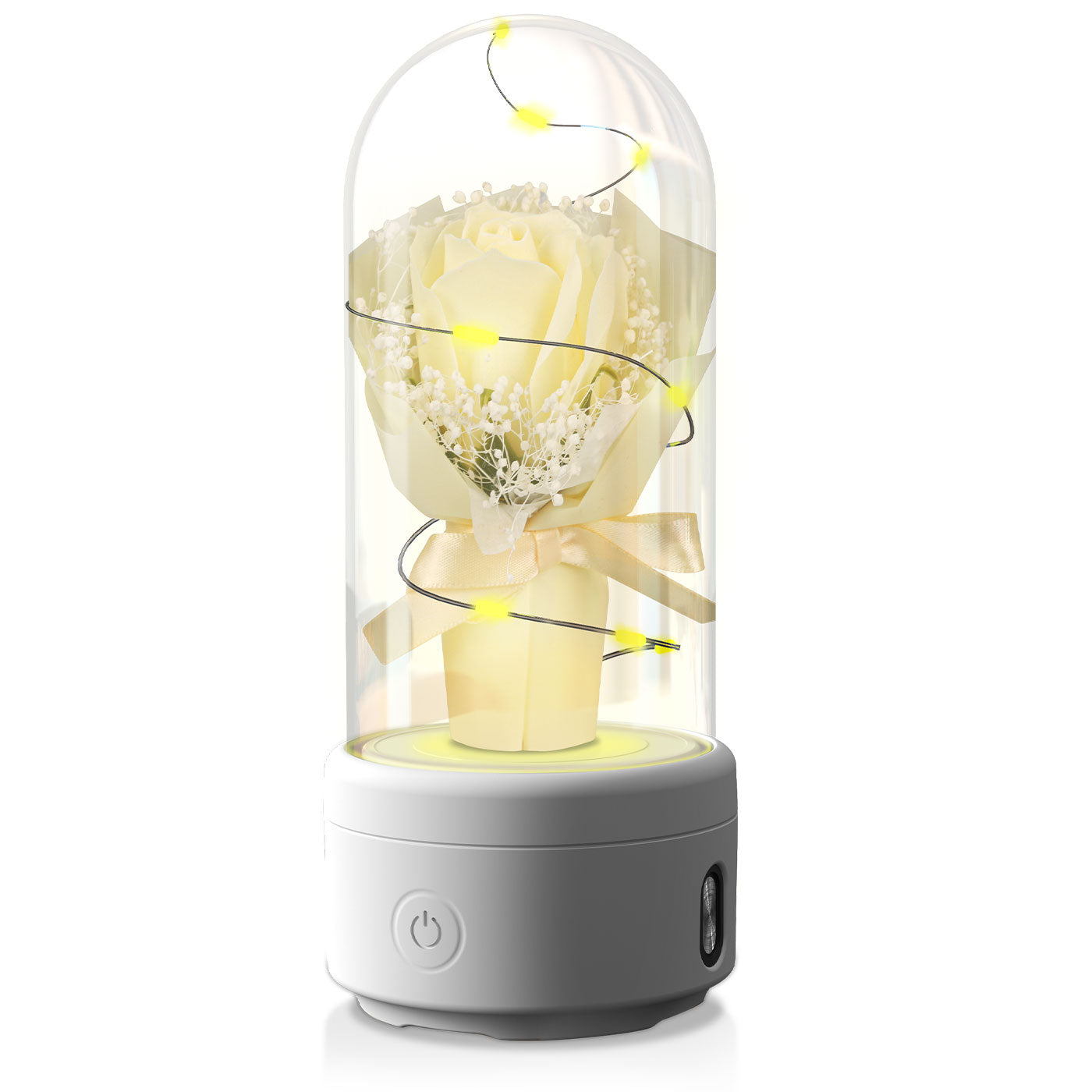 Illuminate Love and Harmony with the 2-in-1 Bouquet LED Light and Bluetooth Speaker - AntiGreed Store