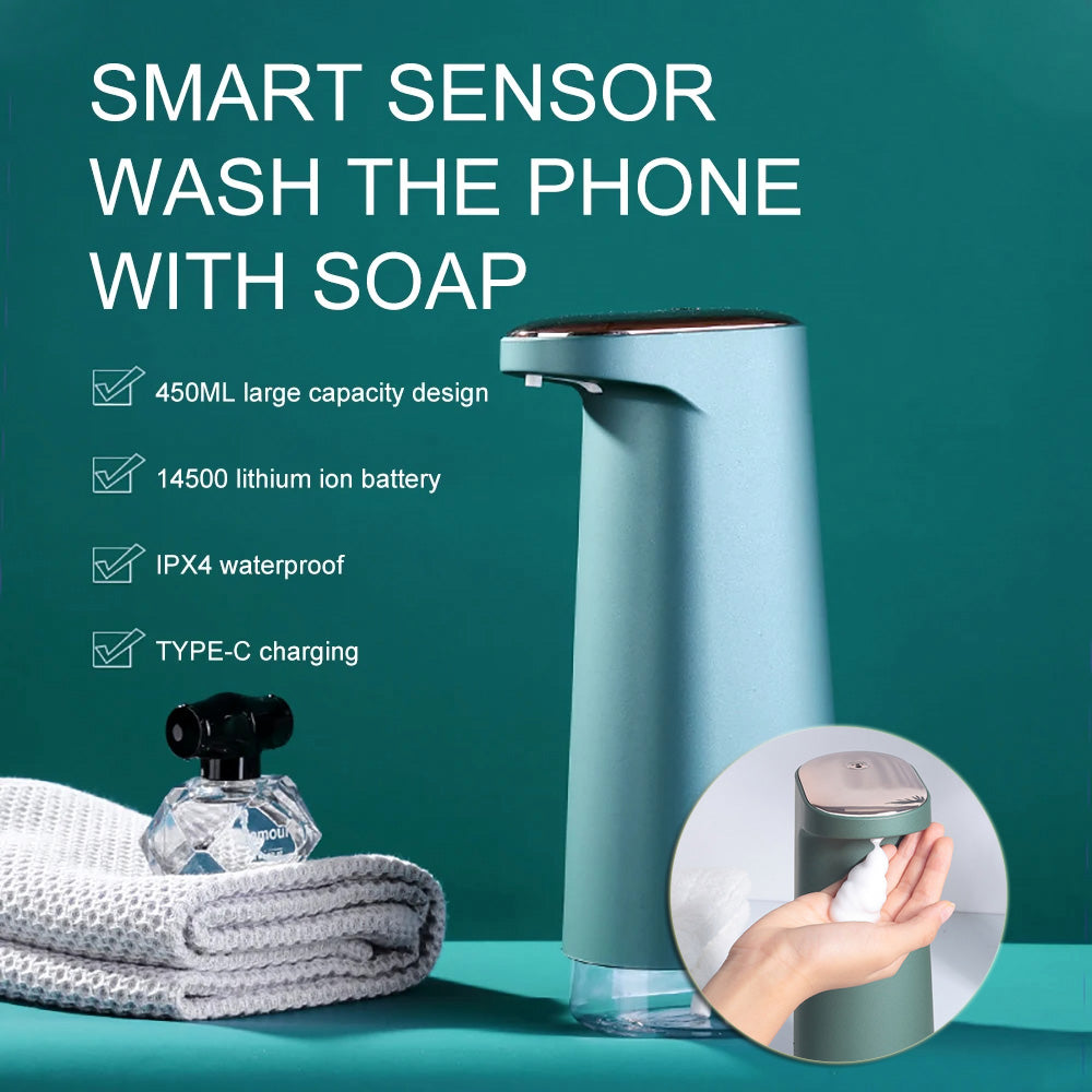 Automatic Foam Soap Dispenser - Smart Sensor for Kitchen and Bathroom - AntiGreed Store