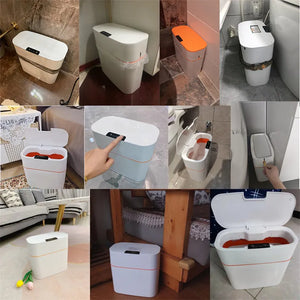 Smart Inductive Trash Can With Motion Sensor - Automatic Opening, Waterproof, UV Sterilization, and Stylish Design for Every Room - AntiGreed Store