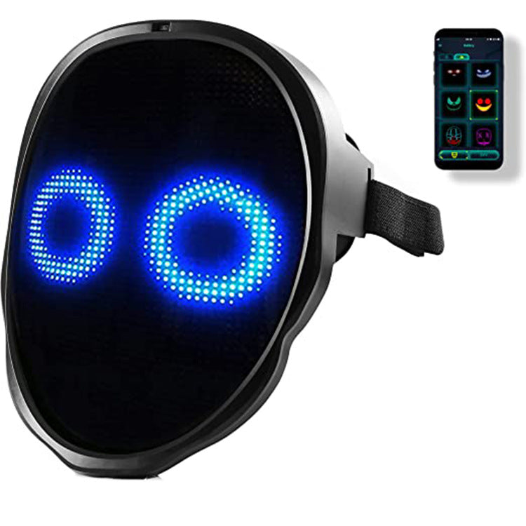 Halloween Face Masks Full Color LED Luminous Mask Face Changing Mask Party Bar Props - AntiGreed Store