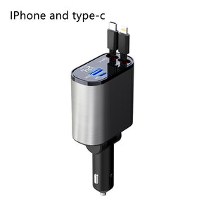 Metal Car Charger - 100W Super Fast Charging for Your Drive - AntiGreed Store