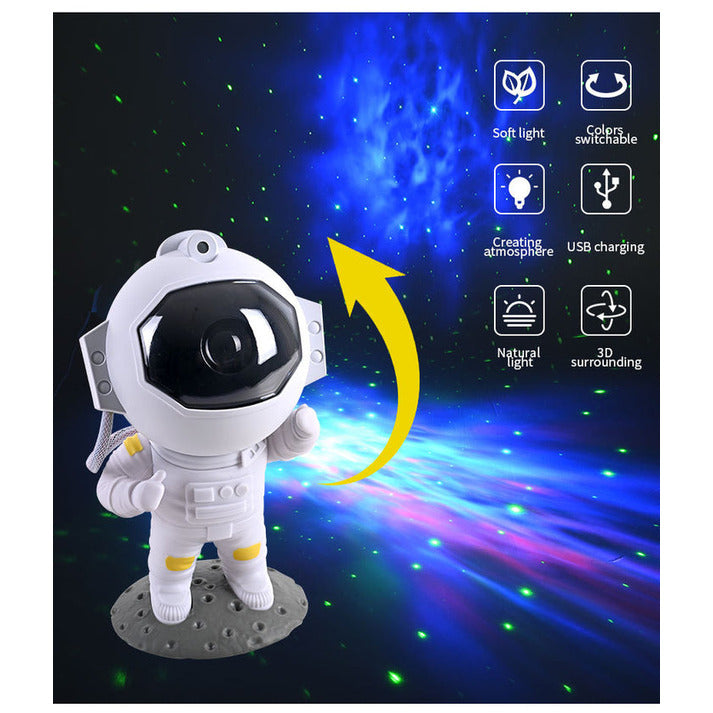 Galaxy Star Projector - Astronaut Lamp for a Stellar Night - AntiGreed Store