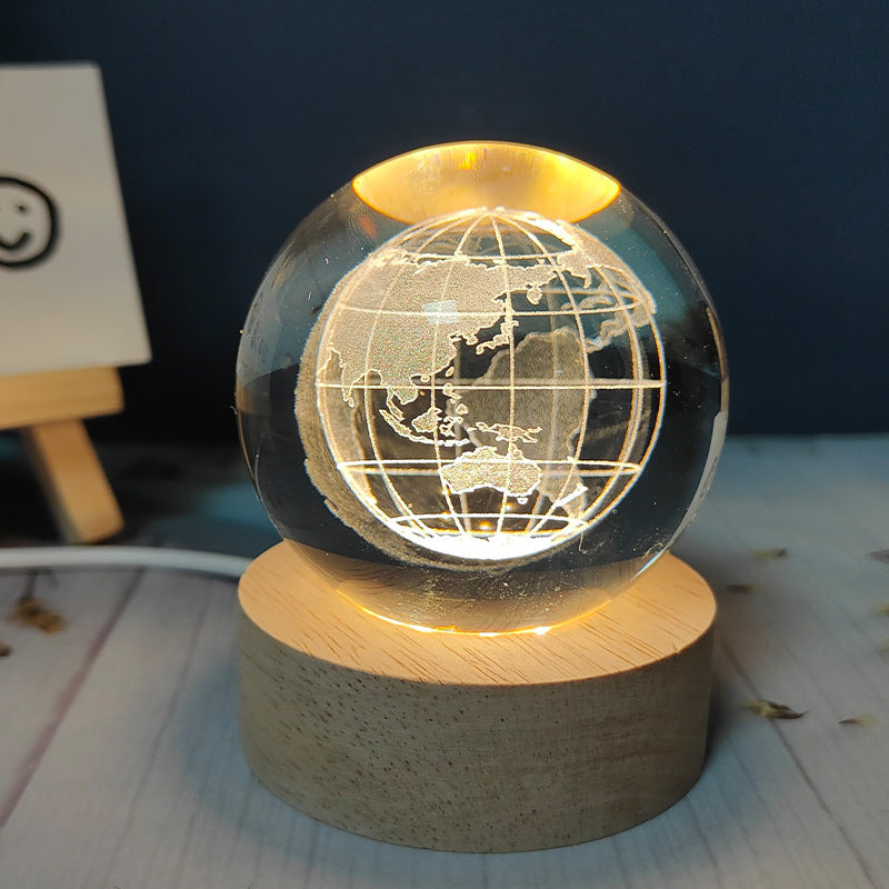 Luminous Crystal Ball Night Light - AntiGreed Store