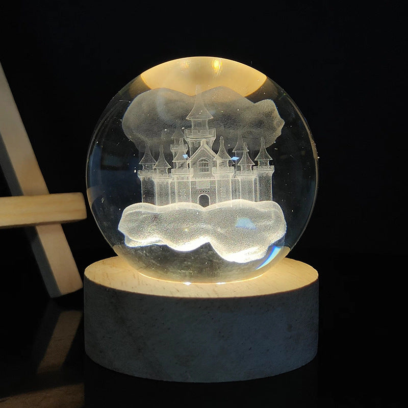 Luminous Crystal Ball Night Light - AntiGreed Store