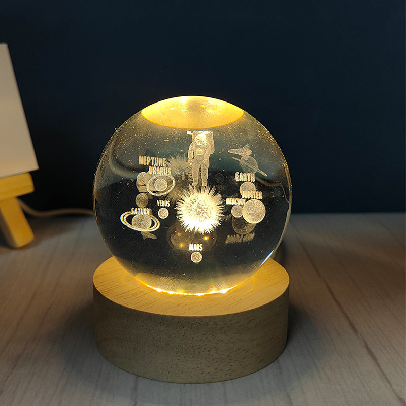 Luminous Crystal Ball Night Light - AntiGreed Store