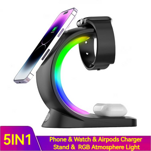 4 In 1 Magnetic Wireless Charger Fast Charging For Smart Devices - AntiGreed Store