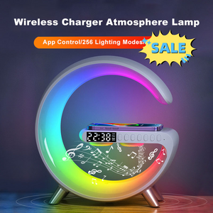 Smart Multifunctional Atmosphere Lamp - 15W Wireless Charging, Bluetooth Speaker, and Customizable Light Modes - AntiGreed Store