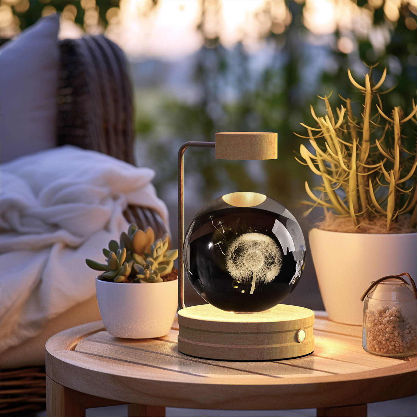 Crystal Ball Cosmic Dinosaur Night Light - Warm, Romantic, and Artistic Bedside Lamp - AntiGreed Store