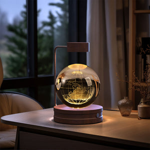 Crystal Ball Cosmic Dinosaur Night Light - Warm, Romantic, and Artistic Bedside Lamp - AntiGreed Store