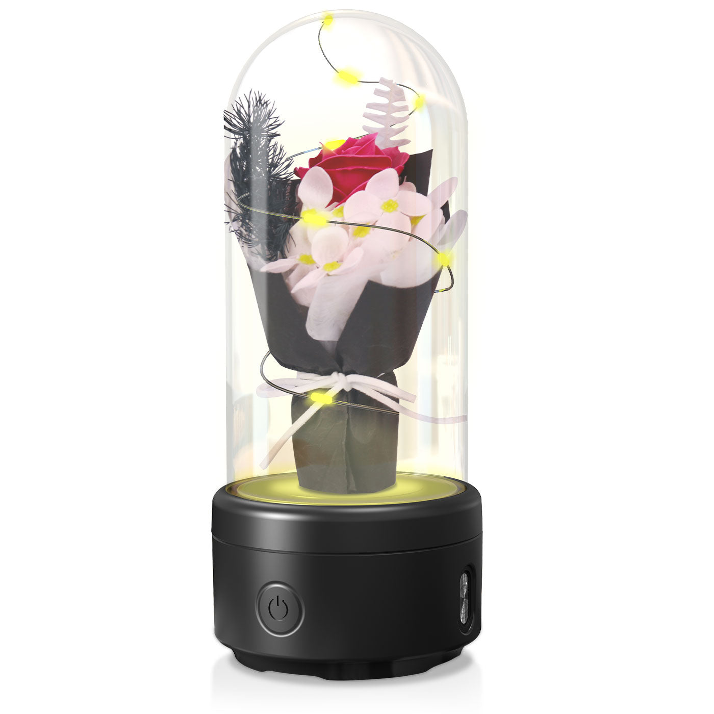 Illuminate Love and Harmony with the 2-in-1 Bouquet LED Light and Bluetooth Speaker - AntiGreed Store