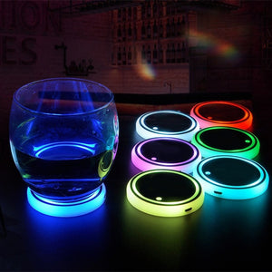 Colorful Cup Holder LED Light-up Coaster | Ambient Light For Car - AntiGreed Store