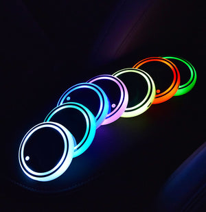 Colorful Cup Holder LED Light-up Coaster | Ambient Light For Car - AntiGreed Store